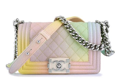 chanel pastel rainbow bag replica|Chanel dupe bag.